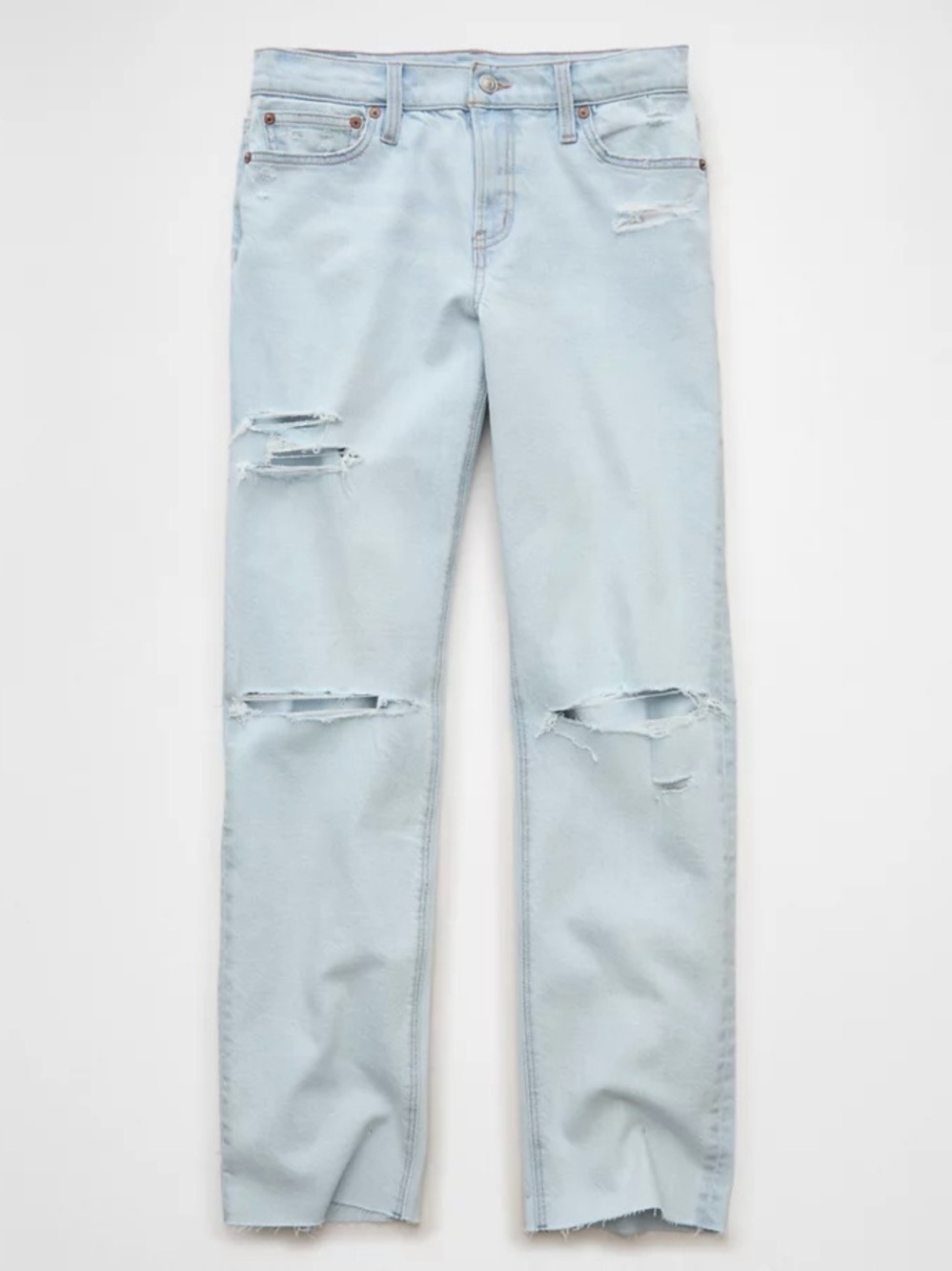 AE High-Waisted Straight Jean👖